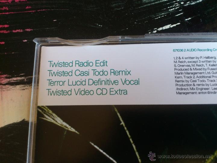 CDs de m&uacute;sica: FUSED - TWISTED - CD SINGLE - PROMO - 4 TRACKS - SONY - 2001 - Foto 3