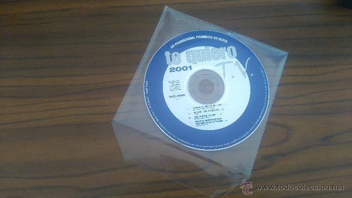 CDs de M&uacute;sica: TE QUIERO TV. CD SINGLE PROMOCIONAL CON 4 TEMAS. EN FUNDA DE PL&Aacute;STICO. BUEN ESTADO