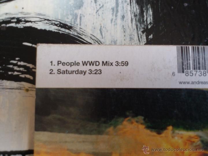 CDs de m&uacute;sica: ANDREAS JOHNSON - PEOPLE - CD SINGLE - PROMO - 2 TRACKS - WARNER - 2000 - Foto 3