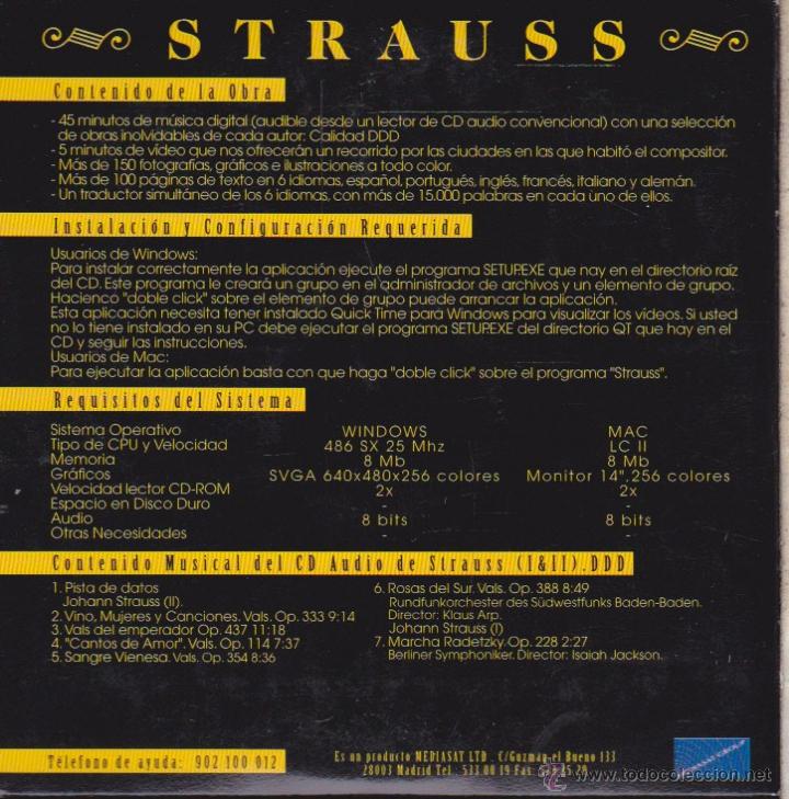 CDs de m&uacute;sica: JOHANN STRAUSS ( I Y II) . - Foto 2