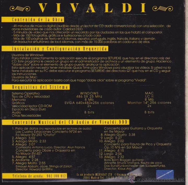 CDs de m&uacute;sica: ANTONIO VIVALDI . - Foto 2