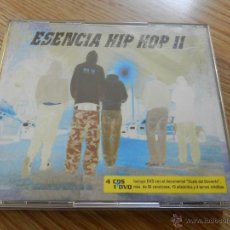 CDs de Musique: 4 CDS + DVD ESENCIA HIP HOP II RAPSUSKLEI NACH EL CHOJIN ... DOCUMENTAL DUELO DEL DESIERTO CD. Lote 54061926