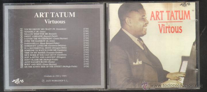 CDs de m&uacute;sica: ART TATUM. VIRTOUS.    CD-SOLEXT-798 - Foto 1