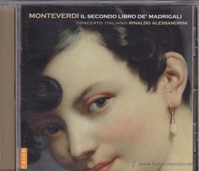 CDs de m&uacute;sica: Monteverdi - Il secondo libro de Madrigali - Rinaldo Alessandrini - Foto 1