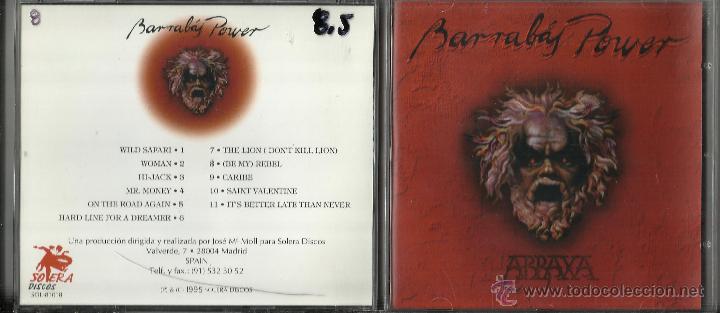 CDs de m&uacute;sica: BARRABAS POWER CD ABRAXA 1995 - Foto 1