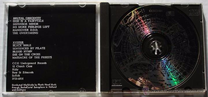 CDs de m&uacute;sica: BRUTAL OBSCENITY / XYSTER - (CD) - Foto 2