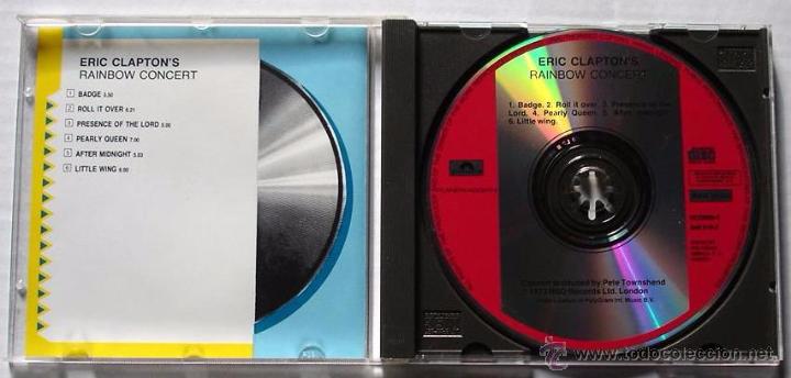 CDs de m&uacute;sica: ERIC CLAPTONS - RAINBOW CONCERT (CD) - Foto 2