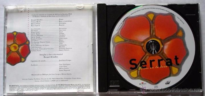CDs de m&uacute;sica: SERRAT - VERSOS EN LA BOCA (CD) 2002 - Foto 2