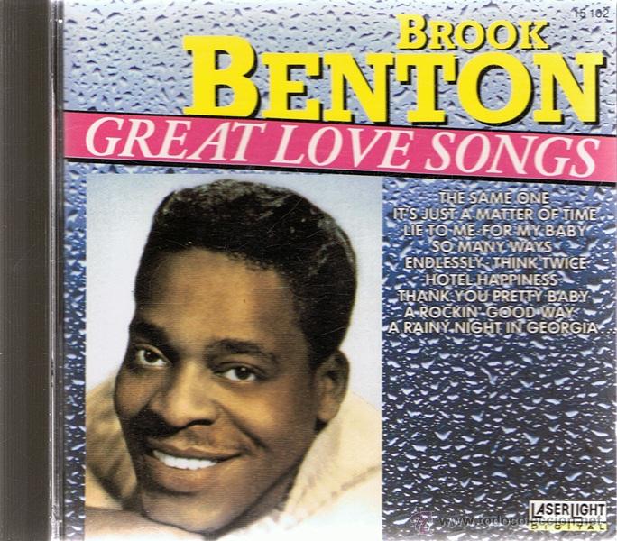 CDs de m&uacute;sica: CD BROOK BENTON  GREAT LOVE SONGS - Foto 1