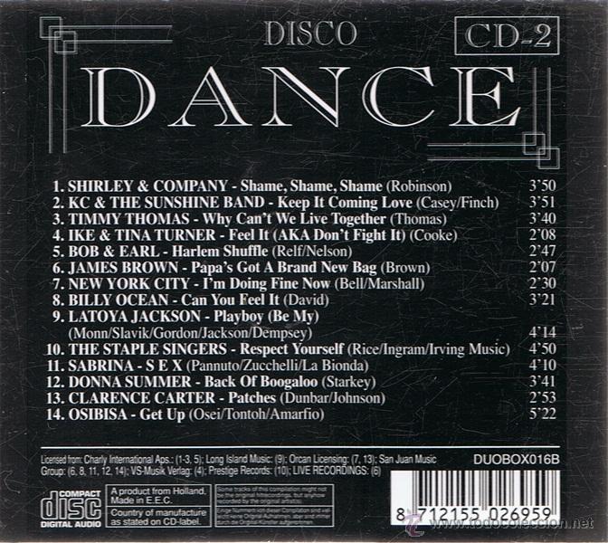 CDs de m&uacute;sica: CD DISCO DANCE CD 2 - Foto 2