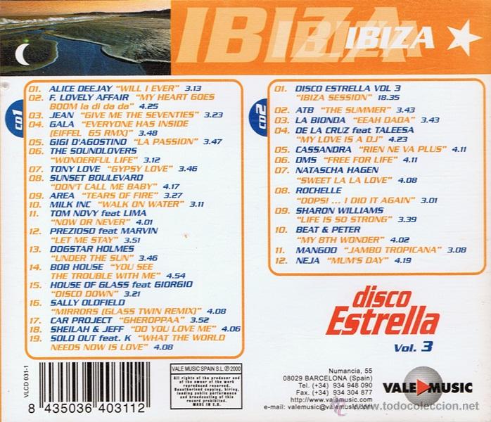 CDs de m&uacute;sica: CD DISCO ESTRELLA VOL. 3 CD 1 Y CD 2 - Foto 2