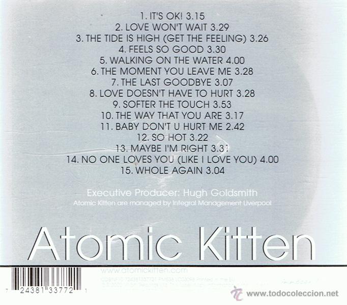 CDs de m&uacute;sica: CD ATOMIC KITTEN &uml;FEELS SO GOOD&uml; - Foto 2