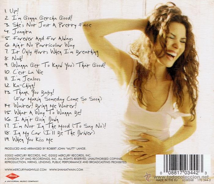 CDs de m&uacute;sica: CD SHANIA TWAIN UP! (2 CDS) - Foto 2