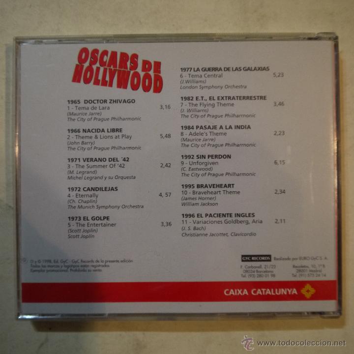CDs de m&uacute;sica: OSCARS DE HOLLYWOOD - CD 1998 - Foto 2
