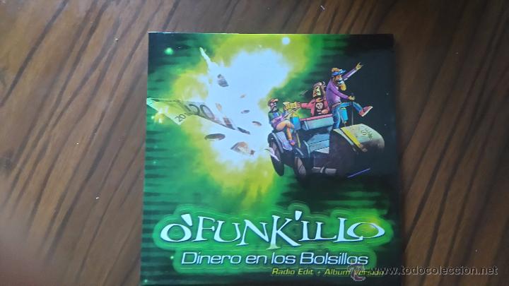 CDs de m&uacute;sica: O&acute;FUNKILLO. DINERO EN LOS BOLSILLOS. CD SINGLE PROMO EN CART&Oacute;N  CON DOS TEMAS. BUEN ESTADO