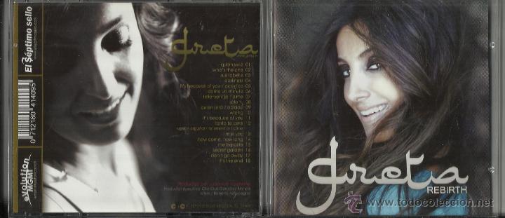 CDs de m&uacute;sica: GRETA cd REBIRTH (Componente DE GRETA Y LOS GARBO).2007 - Foto 1