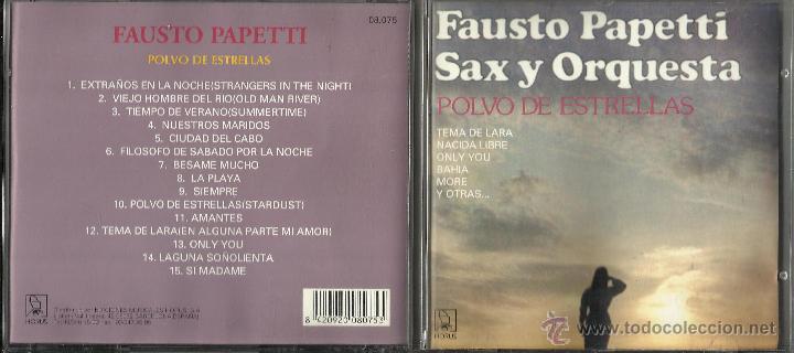 CDs de m&uacute;sica: fausto papetti cd polvo de estrellas.espa&ntilde;a 1993 - Foto 1