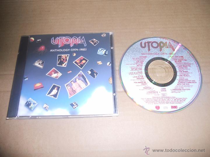 CDs de m&uacute;sica: UTOPIA (CD) ANTHOLOGY (1974 - 1985) A&Ntilde;O 1989 - Foto 1