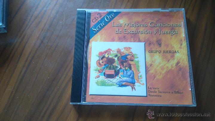 Musik-CDs: LAS MEJORES CANCIONES DE EXCURSI&Oacute;N Y JUERGA. GRUPO JUERGAS. CD EN CAJA GRANDE EN BUEN ESTADO. RARO