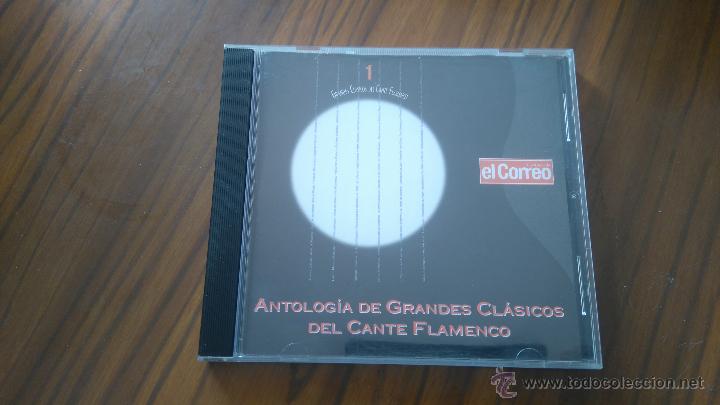 Musik-CDs: ANTOLOGIA DE GRANDES CL&Aacute;SICOS DEL CANTE FLAMENCO. 1. CAJA GRANDE, 23 TEMAS. BUEN ESTADO