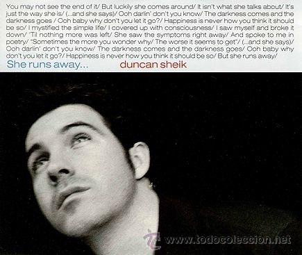 CDs de m&uacute;sica: Duncan Sheik - She Runs Away (CD, Maxi) - Foto 1