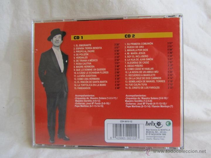 CDs de m&uacute;sica: Juanito Valderrama Doble CD con librito - Foto 2