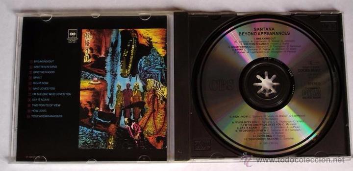 CDs de m&uacute;sica: SANTANA - BEYOND APPEARANCES (CD) 1985 - Foto 2