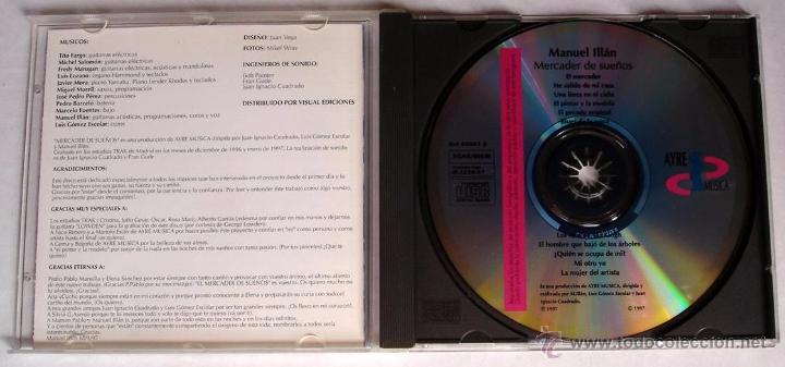 CDs de m&uacute;sica: MANUEL ILL&Aacute;N - MERCADER DE SUE&Ntilde;OS (CD) 1997 - Foto 2