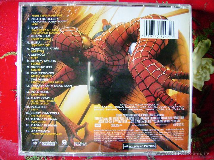 CDs de m&uacute;sica: SPIDER-MAN.....PEDIDO MINIMO 5&euro;...BSO - Foto 2