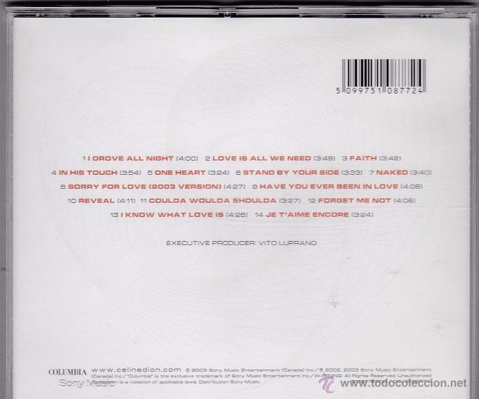 CDs de m&uacute;sica: Celine Dion - One Heart - Foto 2