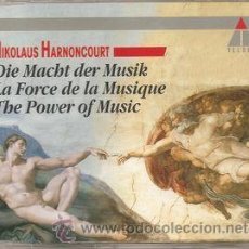 CDs de Música: NIKOLAUS HARNONCOURT - DIE MACHT DER MUSIK - LA FORCE DE LA MUSIQUE - THE POWER OF MUSIC (CD, SMPLR). Lote 54684937