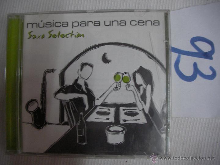 CD de M&uacute;sica: ANTIGUO CD - MUSICA PARA UNA CENA - ENVIO GRATIS A ESPA&Ntilde;A