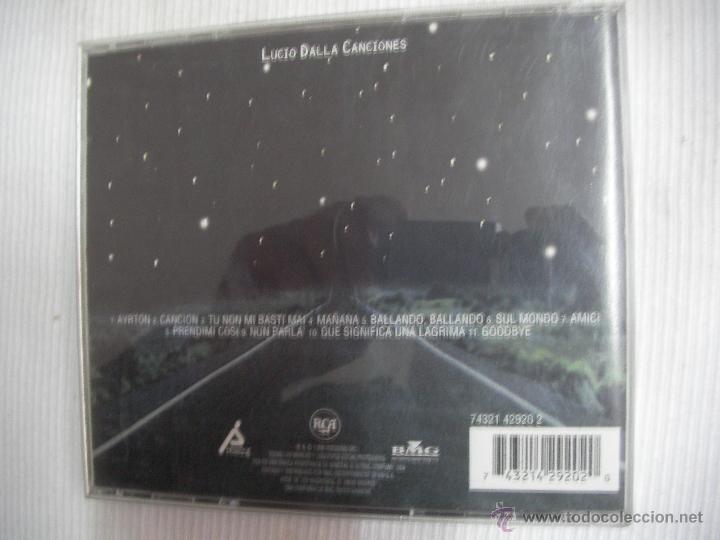 CDs de m&uacute;sica: ANTIGUO CD - LUCIO DALLA - CANCIONES - Foto 2