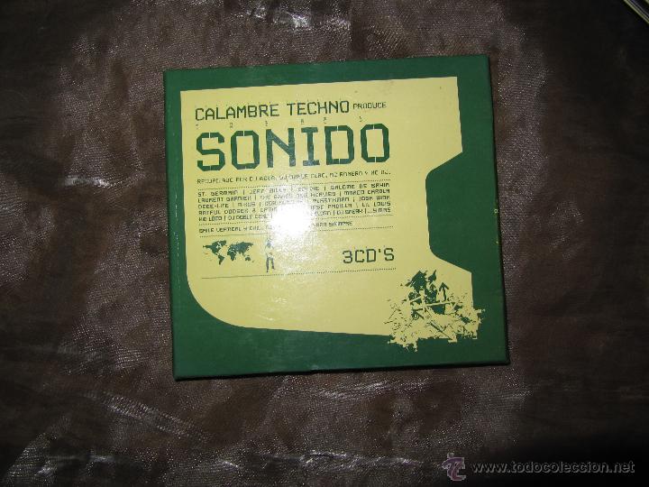CDs de m&uacute;sica: CALAMBRE TECHNO PRODUCE SONIDO. 3 CDS. PACK - Foto 1