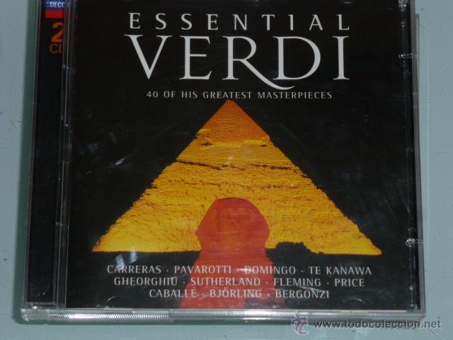 CDs de m&uacute;sica: Doble CD Essential Verdi - Foto 1