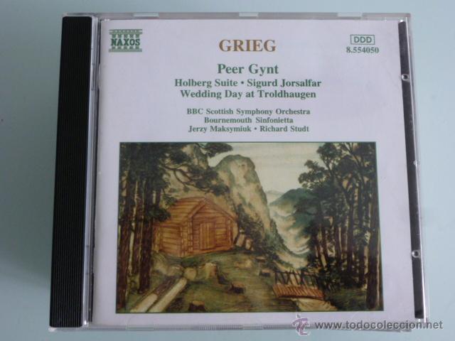 CDs de m&uacute;sica: CD Grieg. Peer Gynt. Naxos - Foto 1