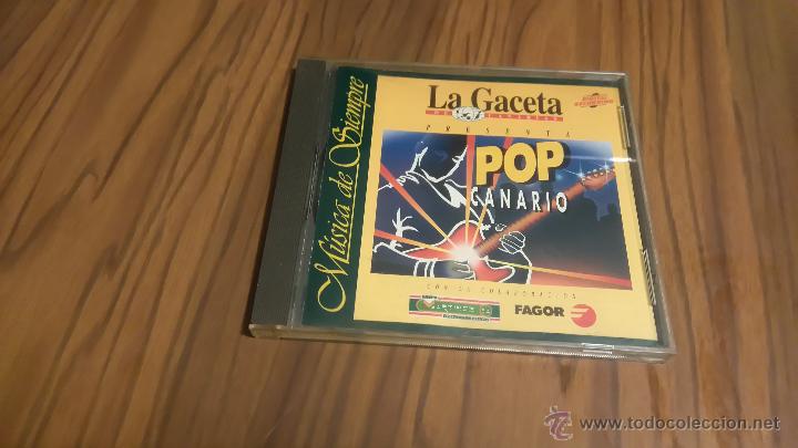 CD de M&uacute;sica: POP CANARIO. CD EN CAJA GRANDE RECOPILATORIO CON 11 TEMAS. BUEN ESTADO RARO.