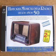CDs de Música: 2 CD DE MUSICA HISTORIA MUSICAL DE LA RADIO DE LOS AÑOS 50 ANGELITOS NEGROS MIRANDO AL MAR TATUAJE