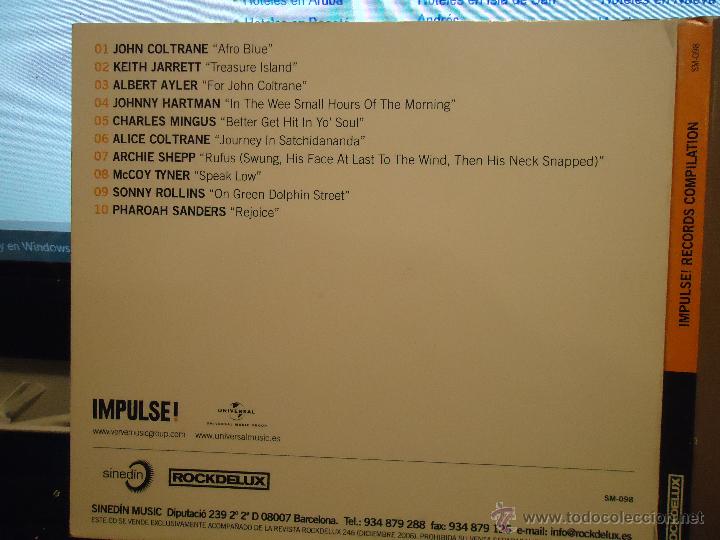 CDs de m&uacute;sica: cd original - impulse records compillation - Foto 2