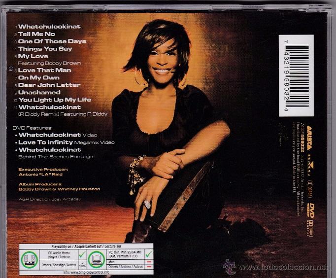 CDs de m&uacute;sica: Just Whitney... CD + DVD - Foto 2