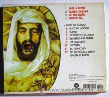 CDs de m&uacute;sica: TRIANA - HIJOS DEL AGOBIO (CD) 2003 - Foto 2