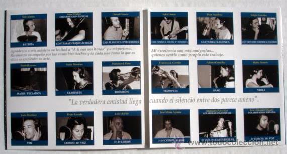 CDs de m&uacute;sica: JES&Uacute;S MARTINEZ - A TI VAN MIS HORAS (CD) 2004 - Foto 3