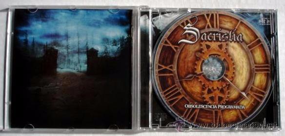 CDs de m&uacute;sica: SACRISTIA - OBSOLESCENCIA PROGRAMADA (CD) 2014 - Foto 2