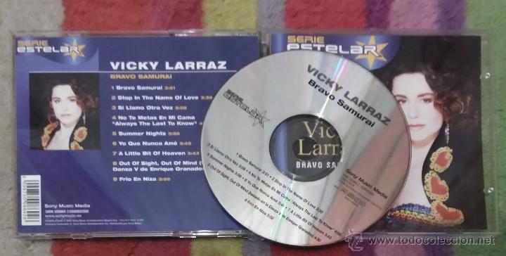 CDs de m&uacute;sica: VICKY LARRAZ (BRAVO SAMURAI) CD 2000 EDICION SERIE ESTELAR - Foto 3