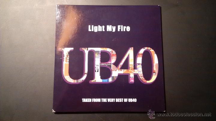 CDs de m&uacute;sica: CD  SINGLE UB40 LIGHT MY FIRE - Foto 1
