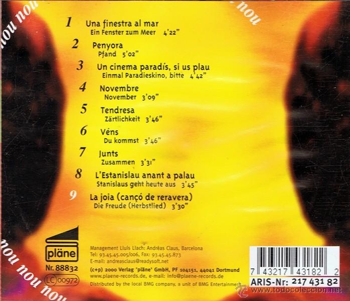 CDs de m&uacute;sica: CD LLU&Iacute;S LLACH 9 AUTOGRAFIADO - Foto 3