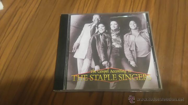 CD de M&uacute;sica: THE GOSPEL ACCORDING TO THE STAPLE SINGERS. CD CON 15 TEMAS. BUEN ESTADO. RARO