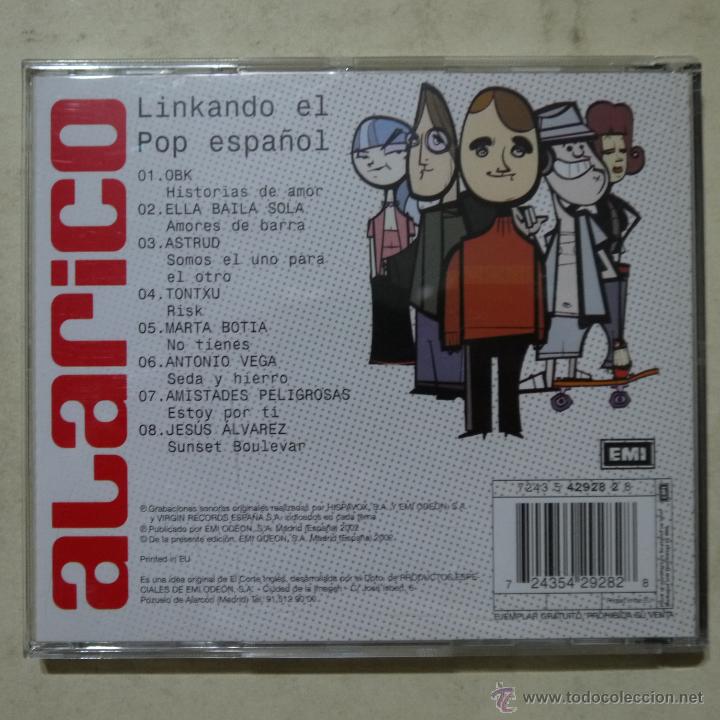 CDs de m&uacute;sica: ALARICO - LINKANDO EL POP ESPA&Ntilde;OL - CD 2002 - Foto 2