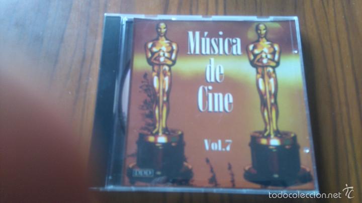 CD di Musica: M&Uacute;SICA DE CINE. VOLUMEN 7 CD CON 8 TEMAS VARIADOS. BUEN ESTADO