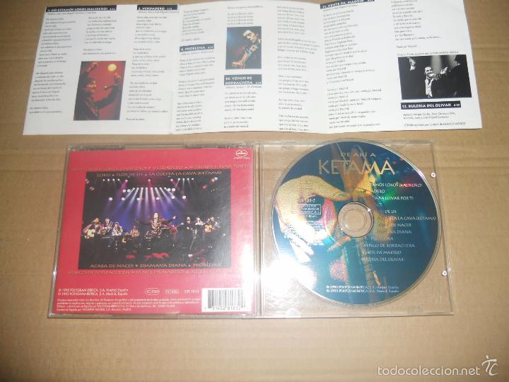 CDs de m&uacute;sica: KETAMA (CD) DE AKI A KETAMA A&Ntilde;O 1995 - Foto 2